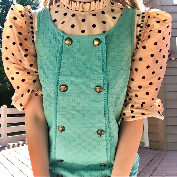 SOLD - Anthropologie Pinafore Smock Dress 👗 - Picture 2 of 9